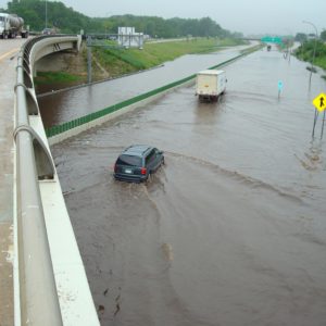Flooding in Austin, Minnesota. Photo: Tim Ruzek