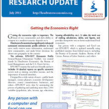 Front page image of July 2011 newsletter on EPS-HDT.