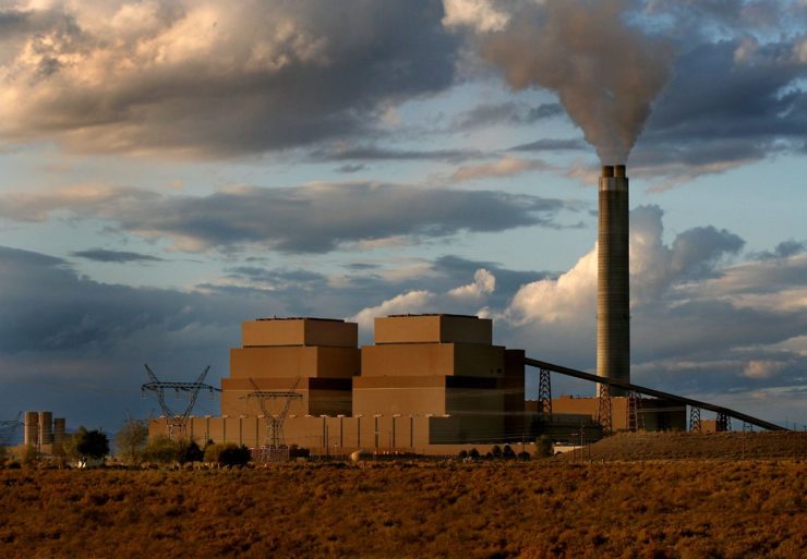 A coal-fired power plant