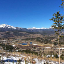 scenic vista of Summit County, Colorado