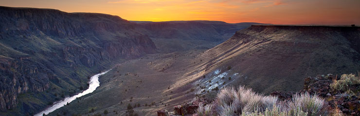scenic vista of Owyhee Canyonlands