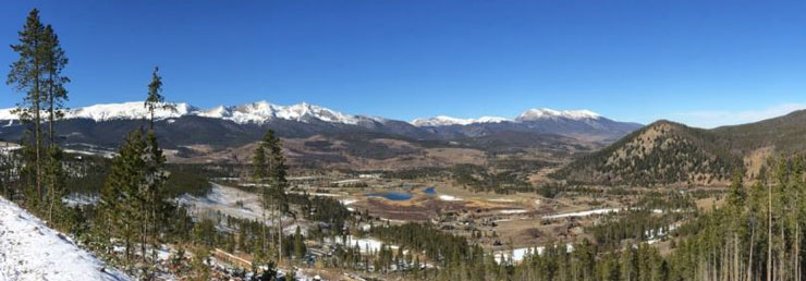 summit county colorado scenic vista