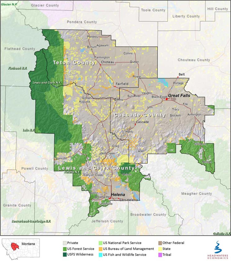 Map: Rocky Mountain Front