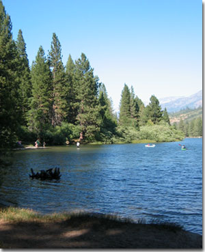Hume Lake in the Giant Sequoia National Monument