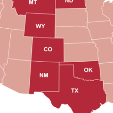 Med-western US states